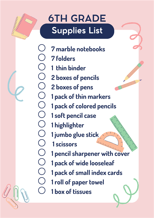 School Supplies